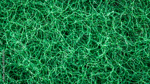 High-Resolution Green Abstract Fiber Texture Background