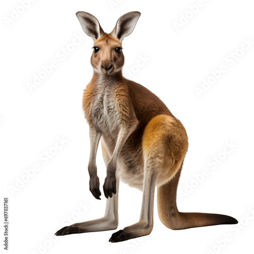 kangaroo isolated on transparent background © Kiran Khairullah