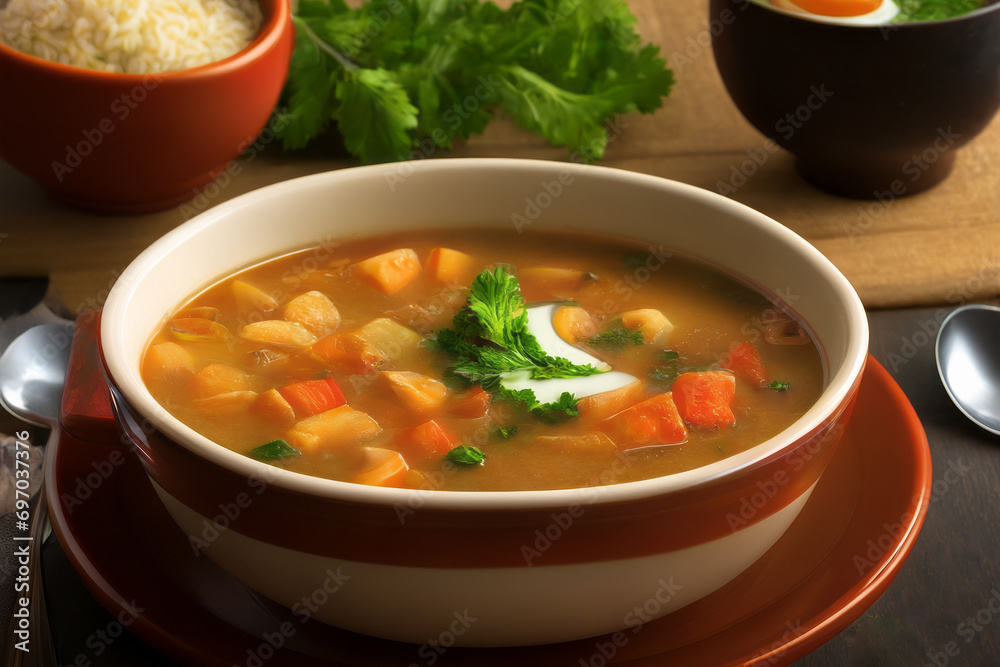 A Delectable Dish Ready to Satisfy on the Dining Table A Delectable Dish Ready to Satisfy on the Dining Table