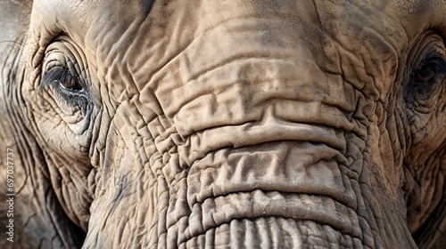 Gentle Giant: Soulful Close-Up of an Elephant 