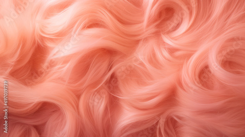 Soft Peach Furry Background: Perfect for Delicate Product Ideas, Cozy Wallpaper, and Comforting Designs photo
