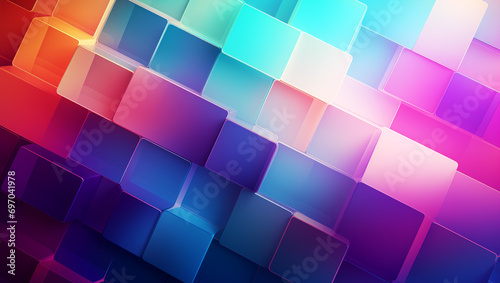  Abstract, colorful gradient backgrounds for web development  , Generated by AI,