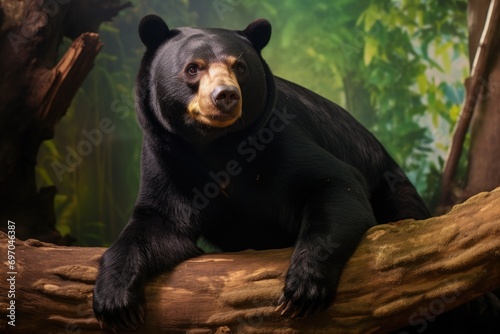 Sun bear also known as a Malaysian bear photo