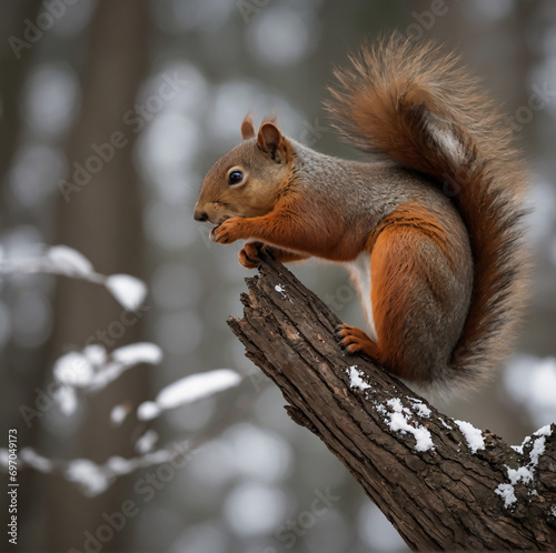 squirrel on a tree © Tatiana