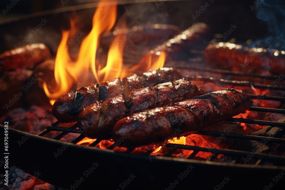 Braai Bliss: A South African Barbecue Takes Center Stage, Igniting the Senses with Smoky Aromas, Grilled Delights, and the Spirit of Culinary Celebration Around the Fire.

