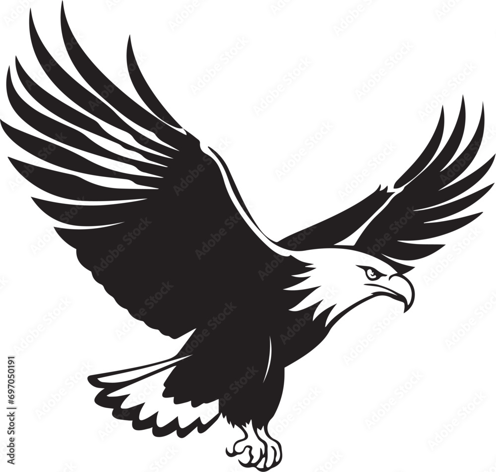 Soaring Eagle logo vector illustration. Soaring Eagle vector Icon and Sign.