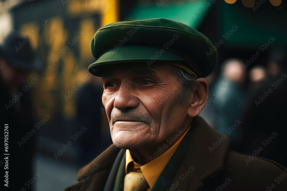 man smiling in green outfit on st patrick's day man smiling in green outfit on st patrick's day