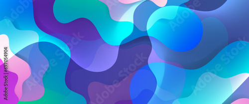 Colorful colourful vector modern abstract simple banner with wave and liquid elements vector illustration. Colorful modern graphic design liquid element for banner, flyer, card, or brochure cover