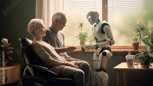 Robotic companions for the elderly photo