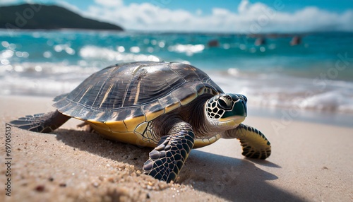 turtle on the beach