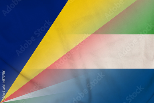 Seychelles and Sierra Leone political flag transborder contract SLE SYC
