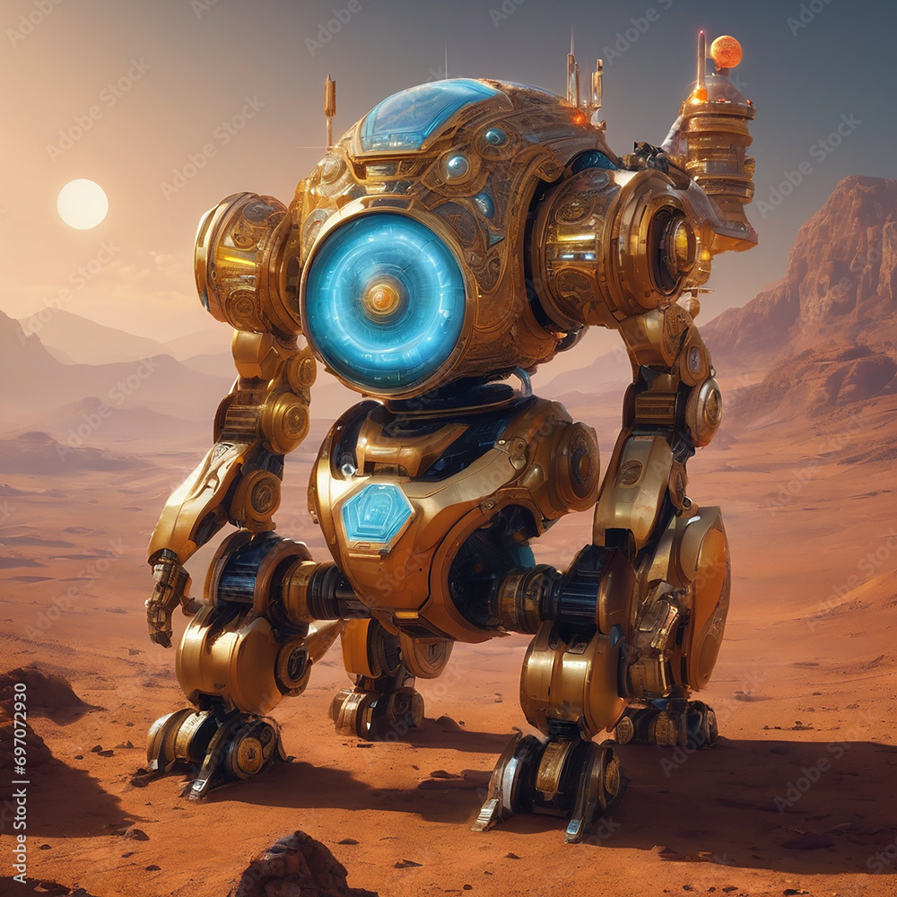 Robot on Mars Robot on Mars