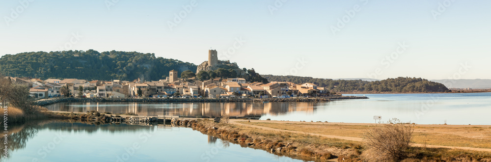 Panorama de Gruissan (France, Aude)