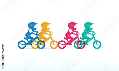 Great elegant vector editable push bike race poster background design for your championship community event