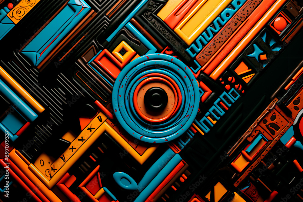 Abstract background featuring geometric patterns inspired by the rich cultural heritage of Africa.