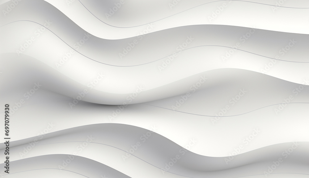 Obraz premium Abstract white and gray color, modern design stripes background with geometric round shape. Vector illustration.