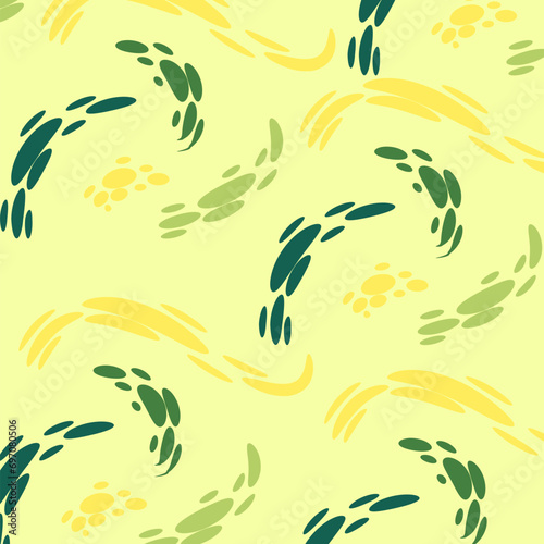 patron de lunares verdes dinámico movimiento