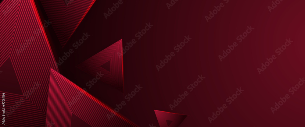 Black and red vector abstract modern futuristic 3D line banner with shapes. Modern shiny lines futuristic technology pattern for poster, banner, brochure, corporate, website Black and red vector abstract modern futuristic 3D line banner with shapes. Modern shiny lines futuristic technology pattern for poster, banner, brochure, corporate, website