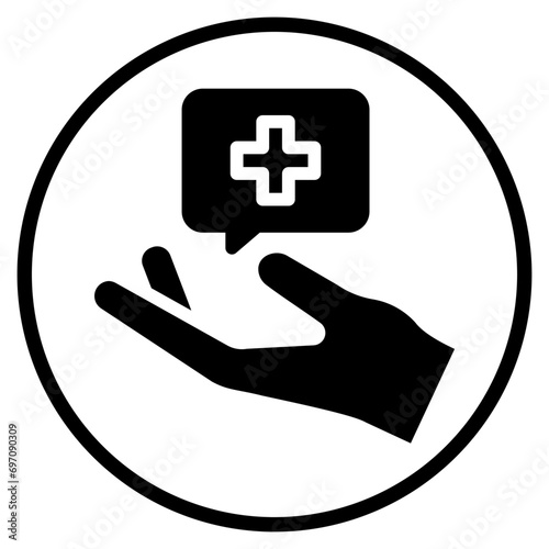 charity glyph icon