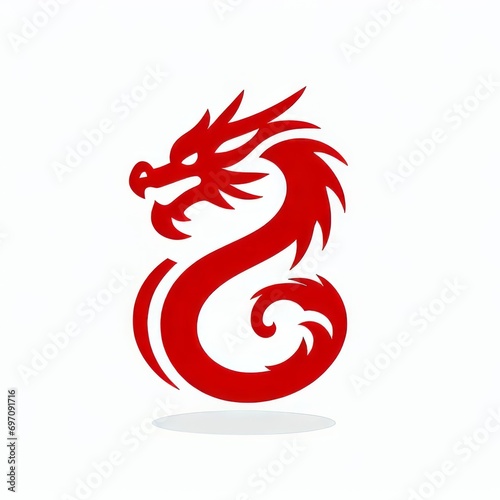 chinese zodiac year of the dragon, chinese new year, chinese new year 2024, logo iconic dragon, circel logo dragon, red dragon logo, wood dragon chinese new year 2024. tatto dragon