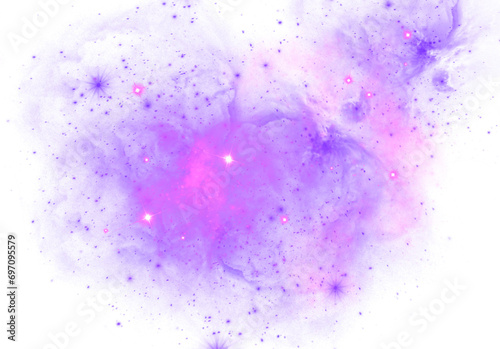 Purple Gradient Galaxy Transparent Graphic Background