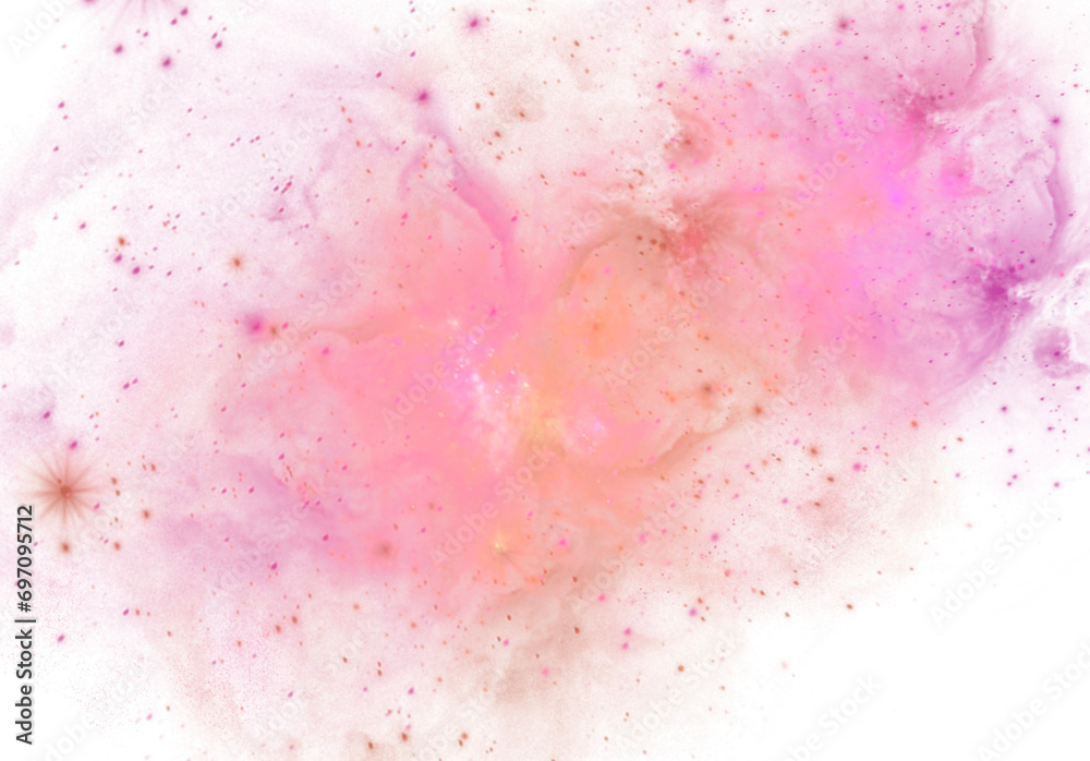 Pink Gradient Galaxy Transparent Graphic Background