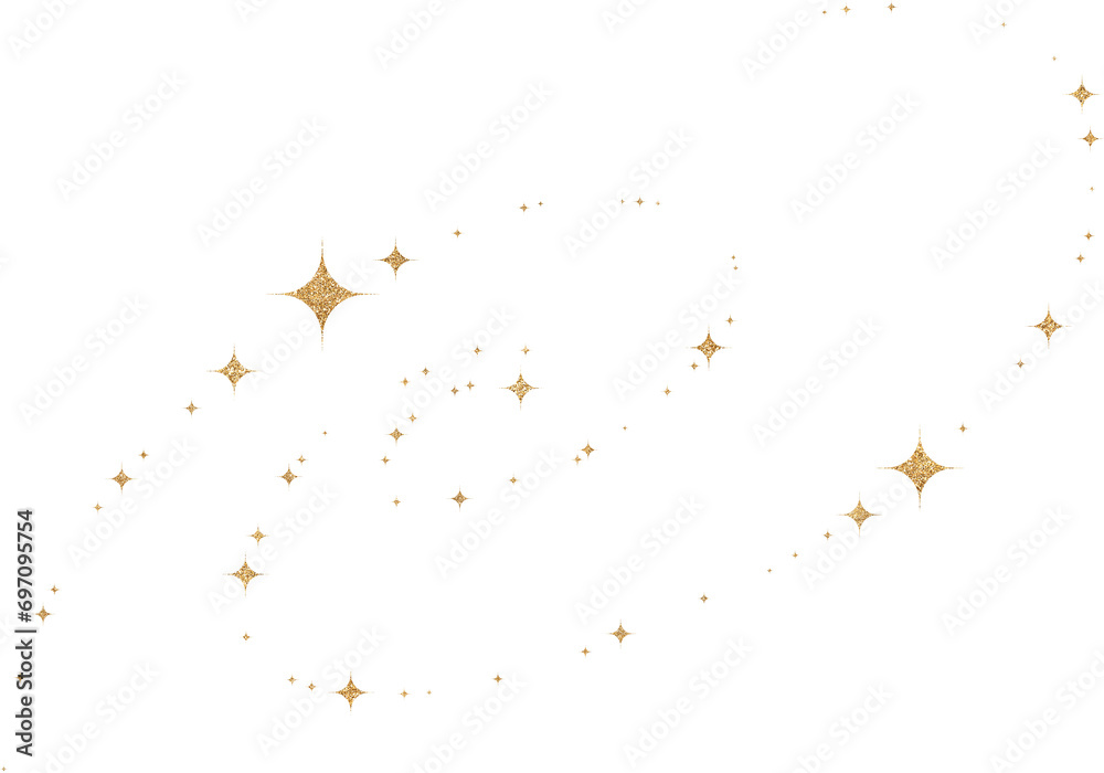 Obraz premium Gold Glitter Constellation