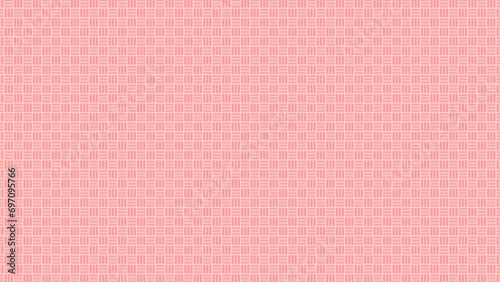 16：9背景用ピンクの和柄（算木崩し）ベクターイラスト photo