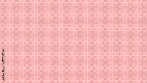 16：9背景用ピンクの和柄（算木崩し）ベクターイラスト