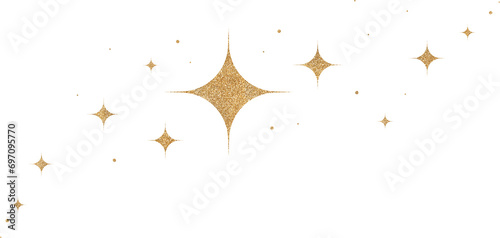 Gold Glitter Constellation