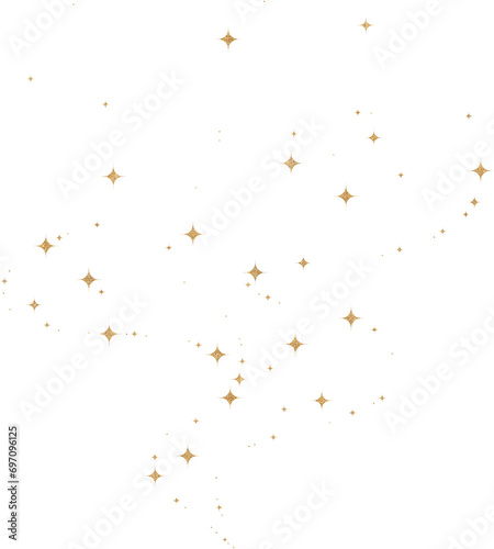 Gold Glitter Constellation
