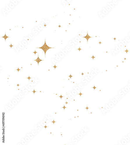 Gold Glitter Constellation