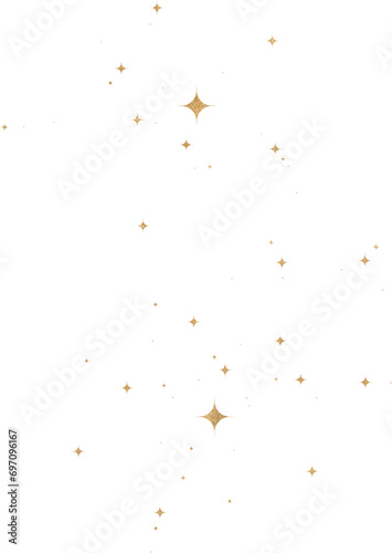Gold Glitter Constellation