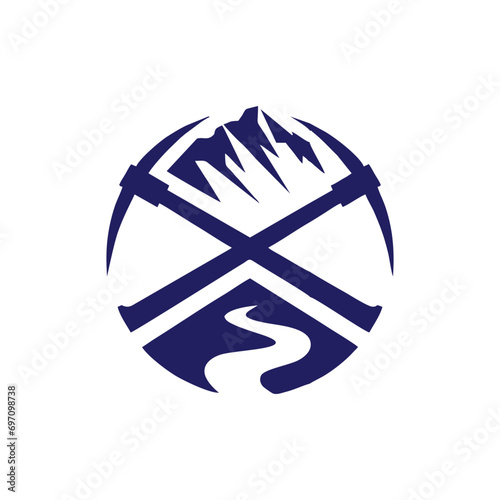 mining logo design