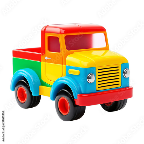 toy truck , Isolated on transparent Background 