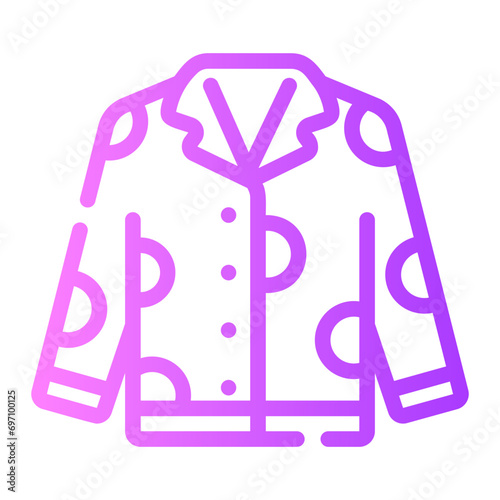 pyjamas Line Gradient Icon