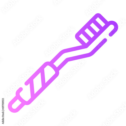toothbrush Line Gradient Icon