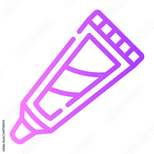 toothpaste Line Gradient Icon