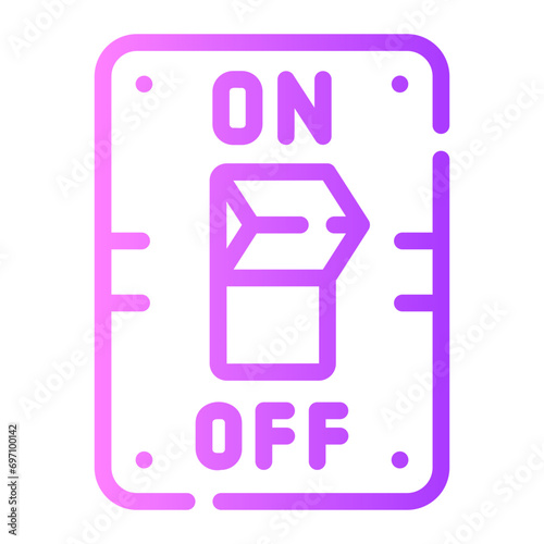 turn off Line Gradient Icon