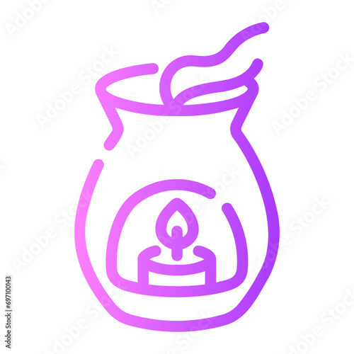 aromatherapy Line Gradient Icon