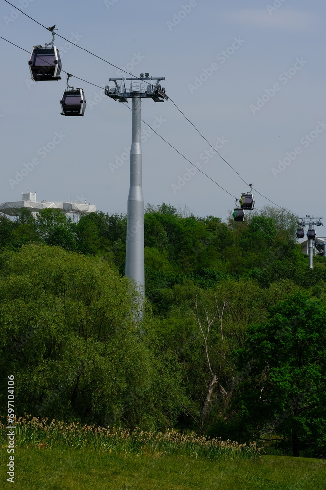 Berlin Germany - Gardens of the World - Mountain Cable Car
