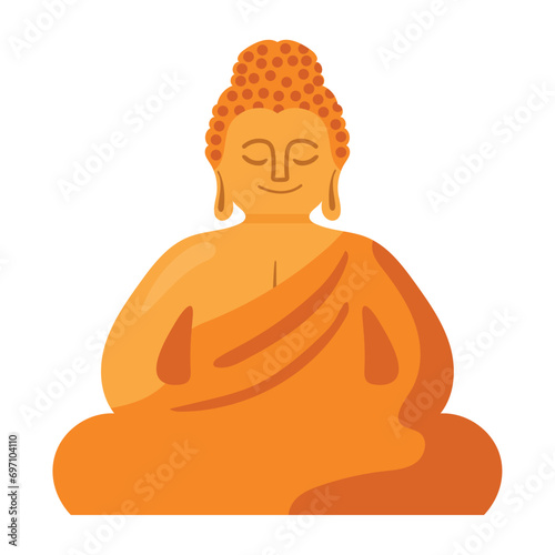 buddha statue illustration