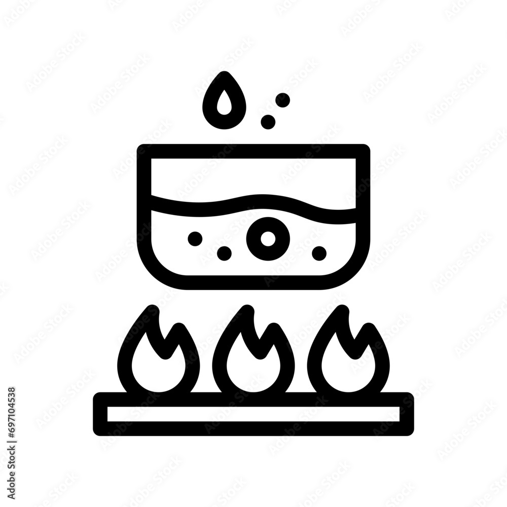 boil line icon