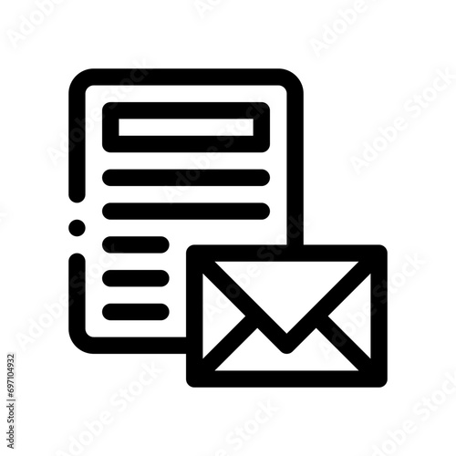 mail line icon