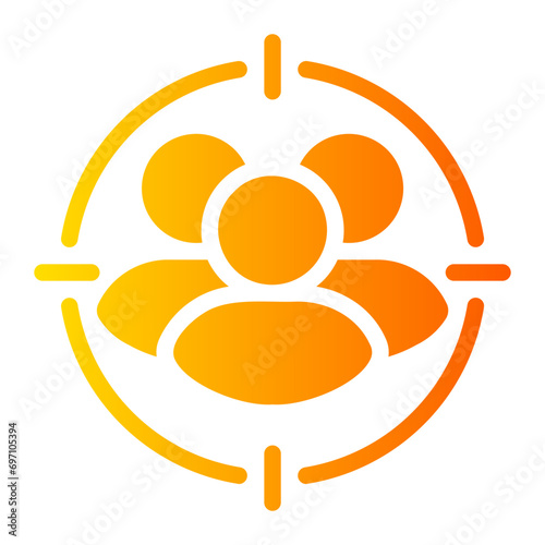 target audience Gradient icon