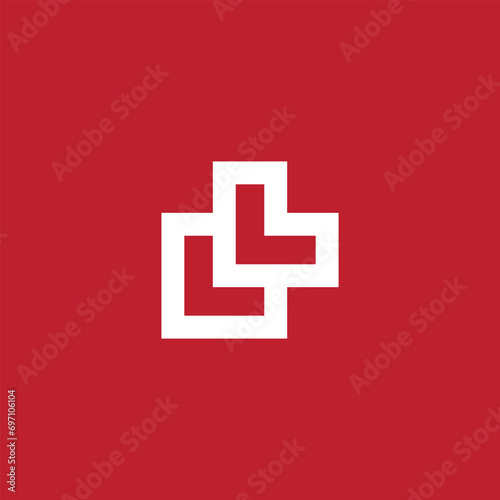 modern LL L monogram letter logo design photo