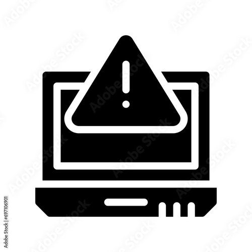warning glyph icon