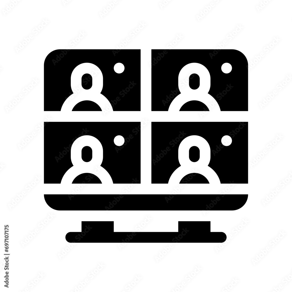 video call glyph icon video call glyph icon