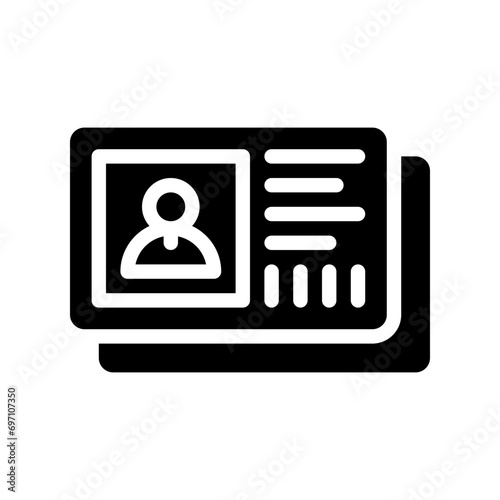 identify glyph icon