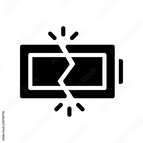 battery glyph icon